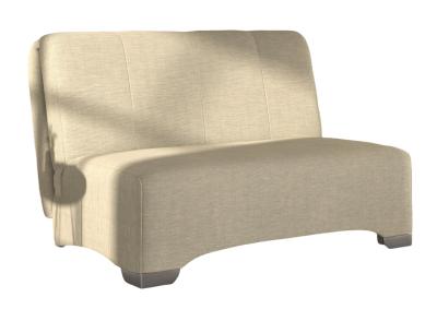 Product photograph of Orla Cream Piero Spring 2 Seater Fabric Pull Out Sofa Bed from Choice Furniture Superstore