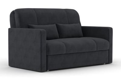 Redford Black Sunningdale Granite 2 Seater Fabric Pull Out With Square Arms Sofa Bed