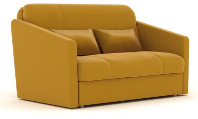 Redford Yellow Sunningdale Saffron 2 Seater Fabric Pull Out With Sloped Arms Sofa Bed