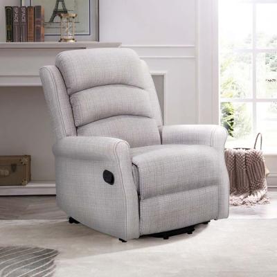 Baxter Hebe Natural Textured Chenille Manual Recliner Chair Baxter Hebe Natural Textured Chenille Manual Recliner Chair