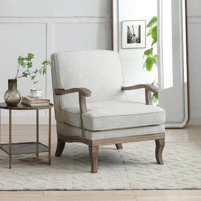 Colwell Antheia Textured Linen Grey Fabric Armchair Colwell Antheia Textured Linen Grey Fabric Armchair