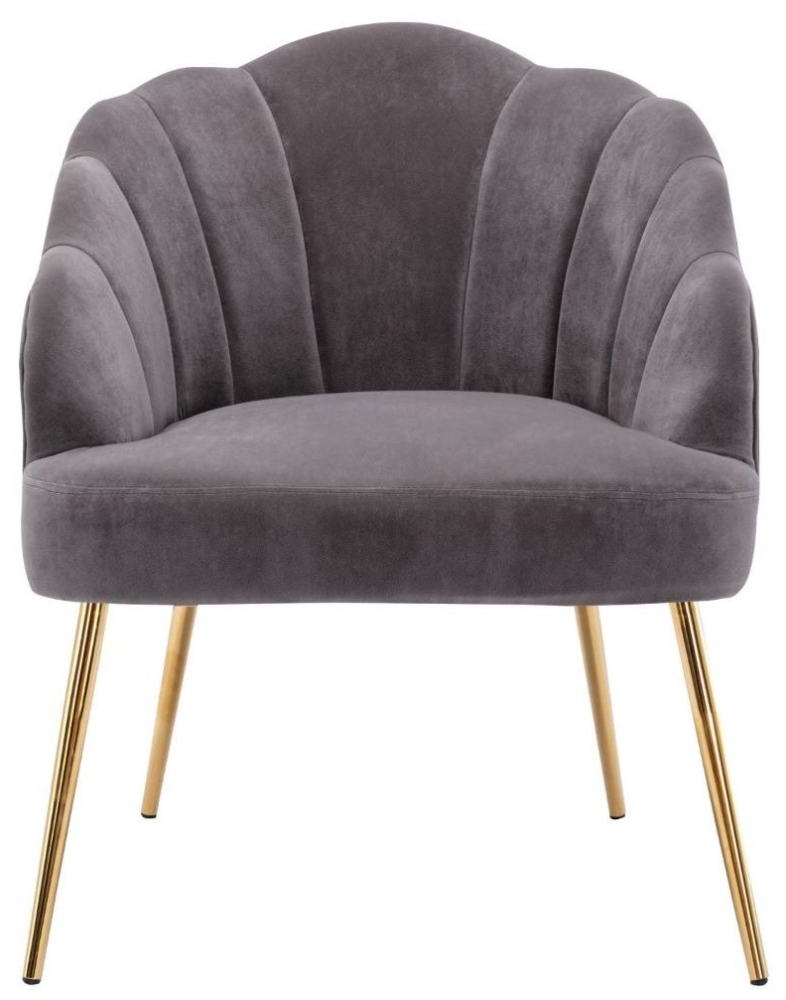 Vienna Velvet Upholstery Accent Chair