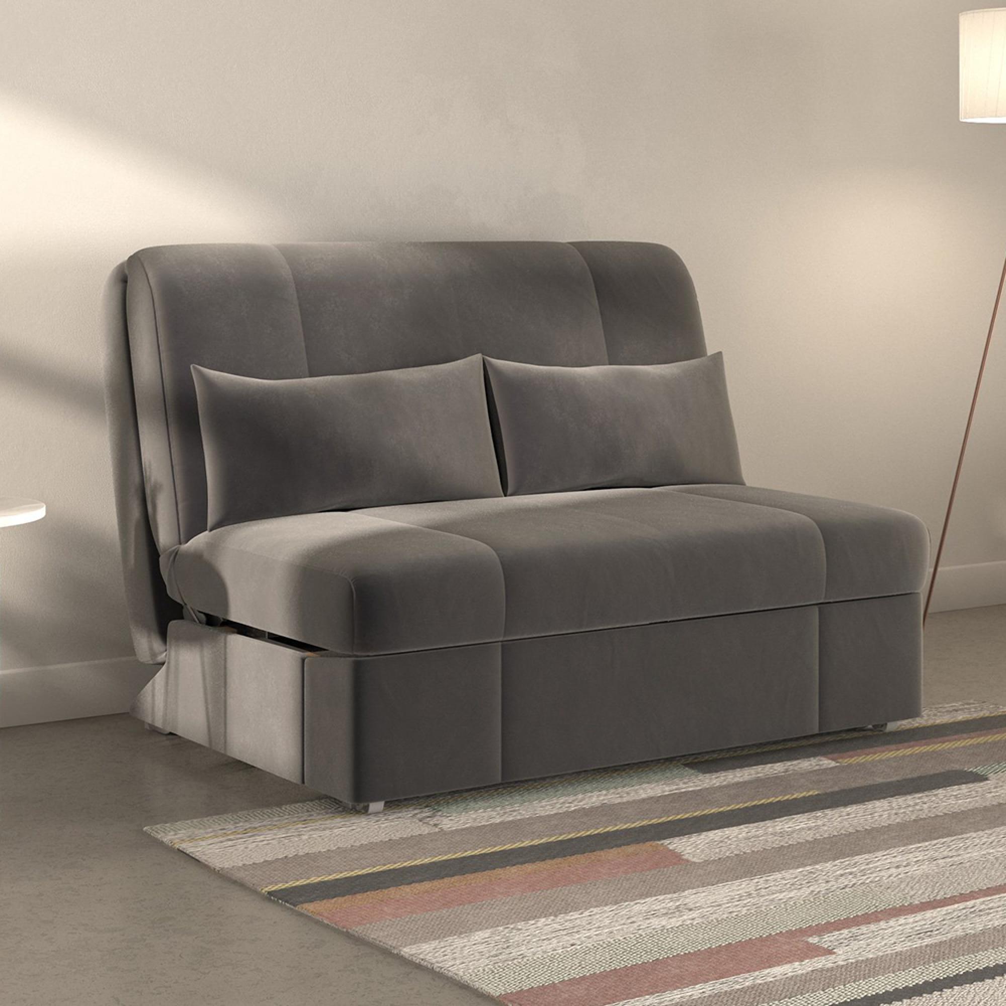 Redford Grey Sunningdale Granite 2 Seater Fabric Pull Out Sofa Bed