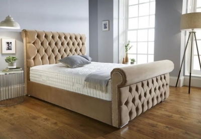 Product photograph of Hyder Buckingham Fabric Bed from Choice Furniture Superstore