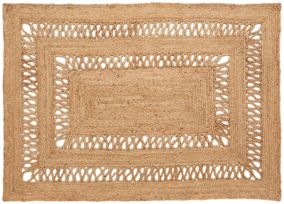 Castlefield Natural Jute Braided Rug Set Of 2