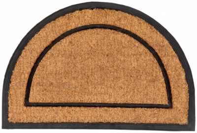 Chadderton Border Half Border Natural Rubber Backed Coir Rubber Doormat 40cm X 60cm