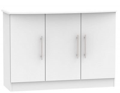 Product photograph of Sherwood 3 Door Narrow Sideboard from Choice Furniture Superstore