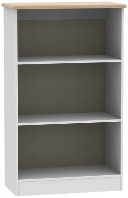 Product photograph of Victoria Bookcase Riviera Oak from Choice Furniture Superstore