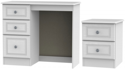 Product photograph of Pembroke 2 Piece Bedroom Set With 2 Drawer Bedside from Choice Furniture Superstore