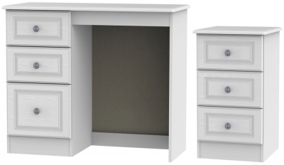 Image of Pembroke 2 Piece Bedroom Set with 3 Drawer Bedside