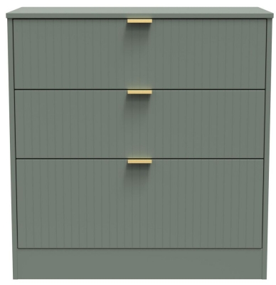Product photograph of Nashville Reed Green 3 Drawer Deep Chest from Choice Furniture Superstore