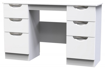 Product photograph of Camden Double Pedestal Dressing Table from Choice Furniture Superstore
