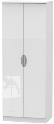 Product photograph of Camden 2 Door Tall Hanging Wardrobe from Choice Furniture Superstore