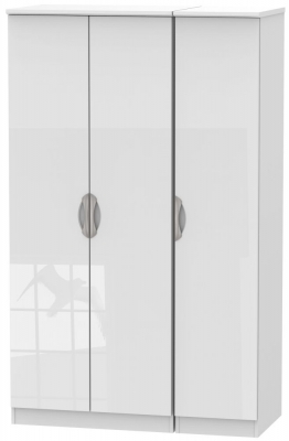 Product photograph of Camden 3 Door Plain Wardrobe from Choice Furniture Superstore
