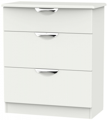 Product photograph of Camden 3 Drawer Deep Chest - Light Grey from Choice Furniture Superstore