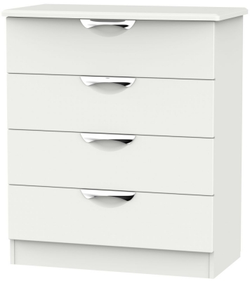 Product photograph of Camden 4 Drawer Chest - Light Grey from Choice Furniture Superstore