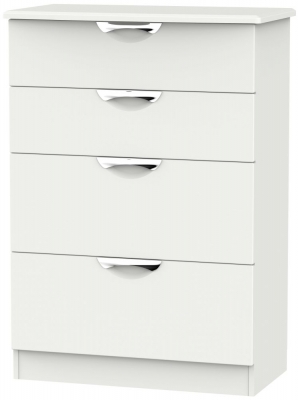 Product photograph of Camden 4 Drawer Deep Chest - Light Grey from Choice Furniture Superstore