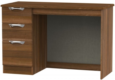 Product photograph of Camden 3 Drawer Desk - Noche Walnut from Choice Furniture Superstore