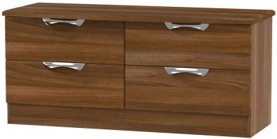 Product photograph of Camden 4 Drawer Bed Box - Noche Walnut from Choice Furniture Superstore