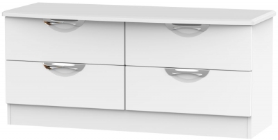 Product photograph of Camden 4 Drawer Bed Box - White Matt from Choice Furniture Superstore