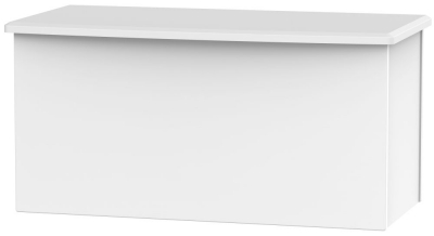 Product photograph of Camden Blanket Box - White Matt from Choice Furniture Superstore