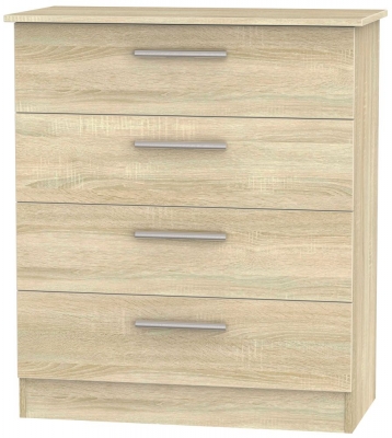 Product photograph of Contrast 4 Drawer Chest from Choice Furniture Superstore