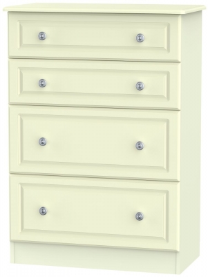 Product photograph of Pembroke Cream 4 Drawer Deep Chest from Choice Furniture Superstore