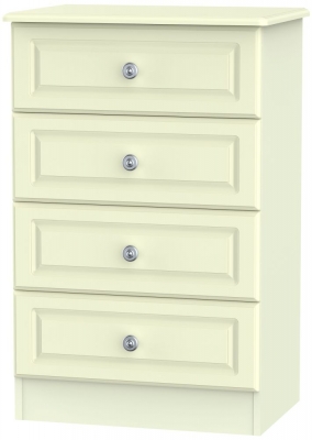 Product photograph of Pembroke Cream 4 Drawer Midi Chest from Choice Furniture Superstore