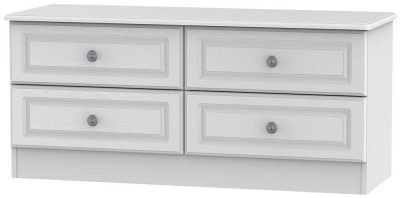 Pembroke 4 Drawer Bed Box - Comes in White, Cream and High Gloss White Options