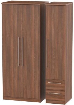 Product photograph of Sherwood 3 Door 2 Right Drawer Wardrobe from Choice Furniture Superstore