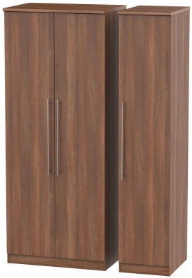 Product photograph of Sherwood 3 Door Wardrobe from Choice Furniture Superstore