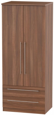 Product photograph of Sherwood 2 Door 2 Drawer Wardrobe from Choice Furniture Superstore