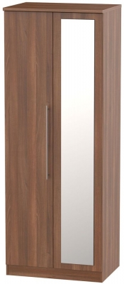 Product photograph of Sherwood 2 Door Tall Mirror Wardrobe from Choice Furniture Superstore