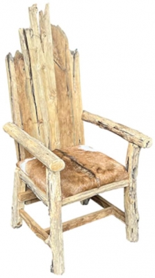 Root Goat Skin King Chair
