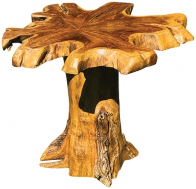 Product photograph of Root Mushroom Side Table from Choice Furniture Superstore