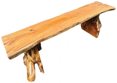 Product photograph of Root Bench No Back from Choice Furniture Superstore