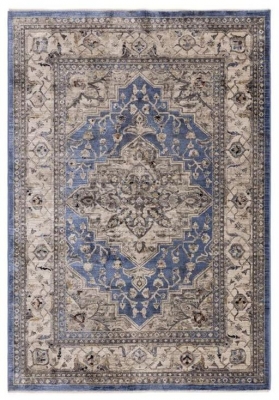Product photograph of Asiatic Sovereign Medallion Black Rug - 120cm X 166cm from Choice Furniture Superstore
