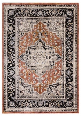 Product photograph of Asiatic Sovereign Medallion Terracotta Rug - 120cm X 166cm from Choice Furniture Superstore