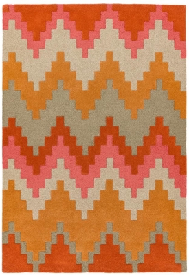 Product photograph of Asiatic Matrix Cuzzo 23 Sienna Multi Coloured Rug from Choice Furniture Superstore