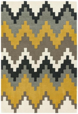 Product photograph of Asiatic Matrix Cuzzo 69 Mustard Rug from Choice Furniture Superstore