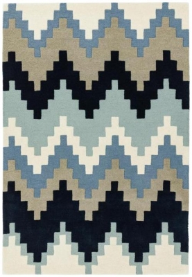 Product photograph of Asiatic Matrix Cuzzo 70 Blue Rug from Choice Furniture Superstore