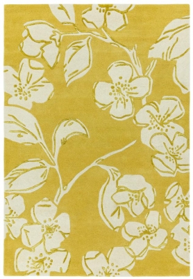 Asiatic Contemporary Design Matrix Devore 15 Yellow Rug Sizes Available