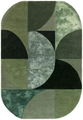 Product photograph of Asiatic Matrix Oval Forest 75 Rug from Choice Furniture Superstore