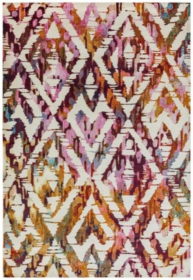 Asiatic Easy Amelie Diamond Am01 Multi Colour Rug Sizes Available