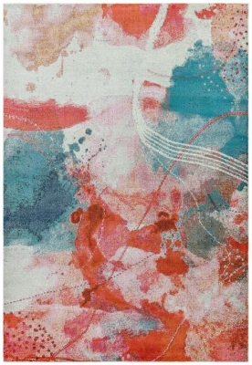Asiatic Easy Amelie Sundown Am06 Multi Colour Rug Sizes Available