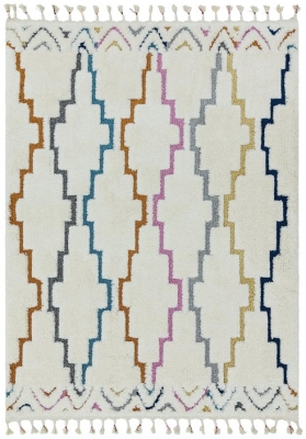Product photograph of Asiatic Ariana Trellis Ar01 Multi Coloured Rug from Choice Furniture Superstore
