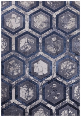 Product photograph of Asiatic Aurora Hexagon Au19 Rug from Choice Furniture Superstore