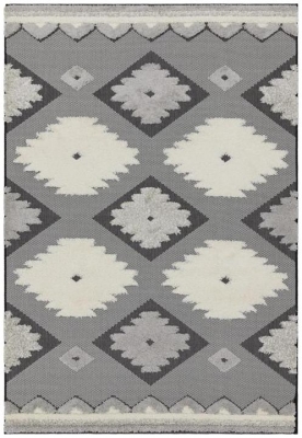 Asiatic Easy Monty Tribal Mn01 Black And Cream Rug Sizes Available