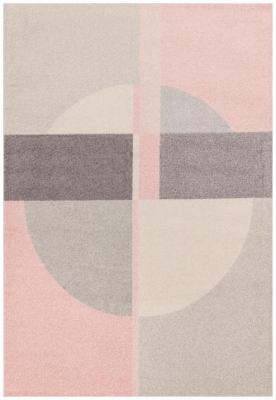 Asiatic Easy Muse Circle Mu21 Pink Rug Sizes Available