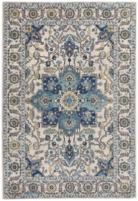 Product photograph of Asiatic Nova Nv25 Persian Blue Rug from Choice Furniture Superstore